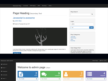Content Management System in PHP