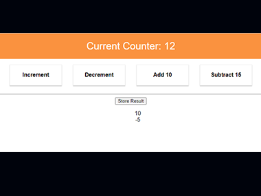 Counter App in ReactJs