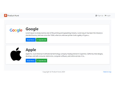 Product Hunt in Django