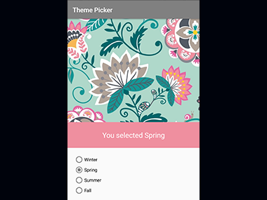Theme Picker in Android