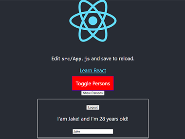 Toggle App in ReactJs